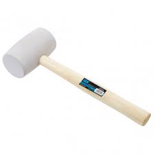 White rubber mallet 30 ounce